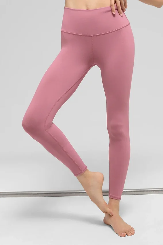Airbrush Legging 7/8 z High-Waist – kolor „Pink Wild Rose”