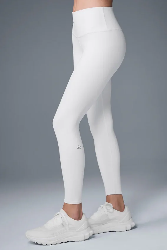 Airbrush Legging High-Waist 7/8 – białe
