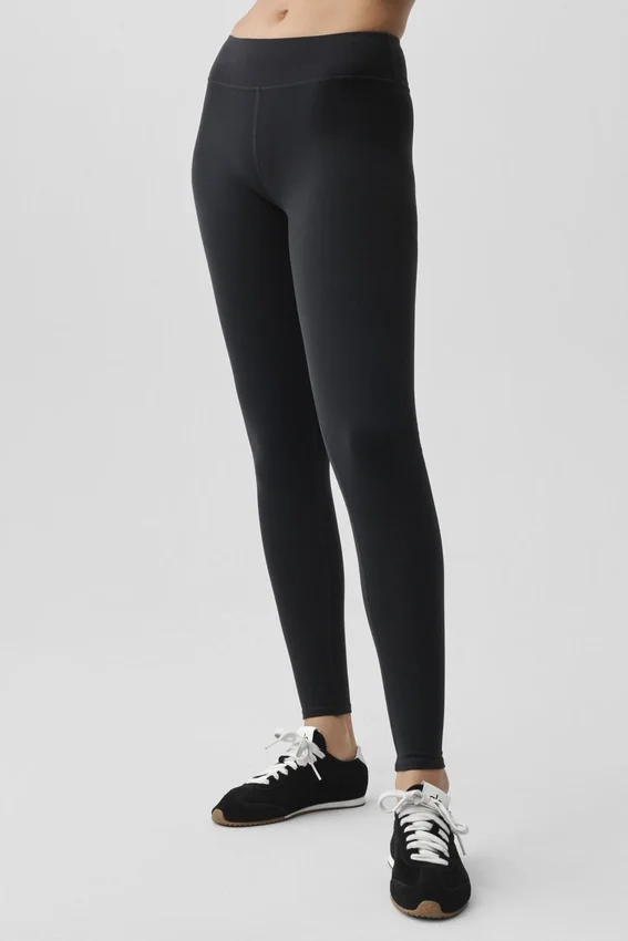 Airbrush Legging z niskim stanem – czarne