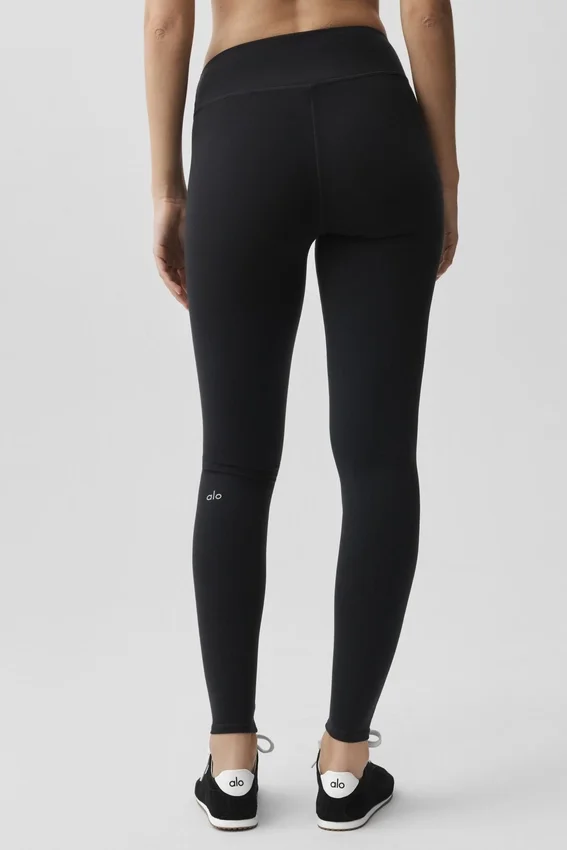 Airbrush Legging z niskim stanem – czarne