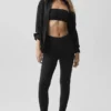 Airbrush Legging z niskim stanem – czarne