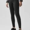 Airbrush Legging z średnim stanem – czarne