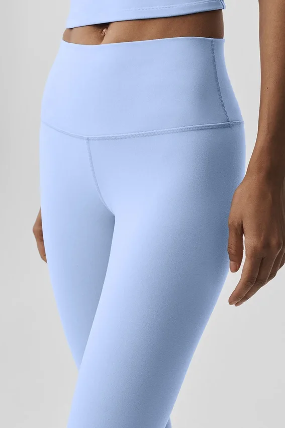 Airbrush Legging z wysokim stanem – jasnoniebieskie