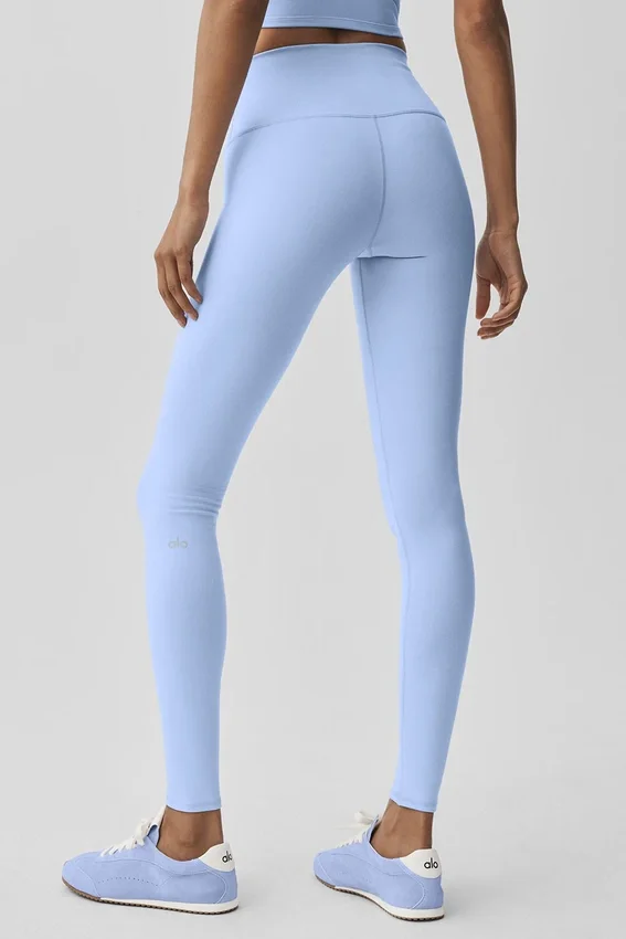 Airbrush Legging z wysokim stanem – jasnoniebieskie