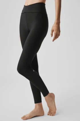 Airlift High-Waist 7/8 Horizon Legginsy – czarne