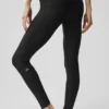 Airlift High-Waist 7/8 Horizon Legginsy – czarne