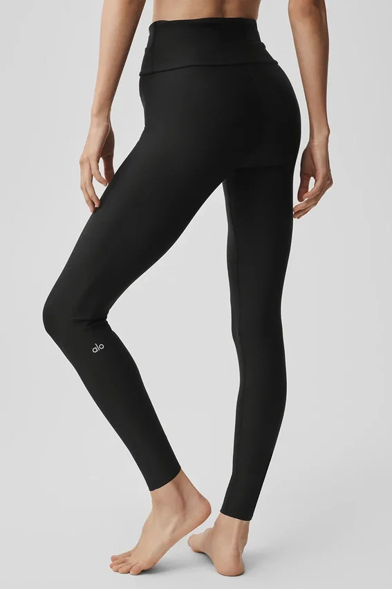 Airlift High-Waist 7/8 Horizon Legginsy – czarne
