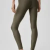 Airlift Legging High-Waist 7/8 – kolor drzewa oliwnego