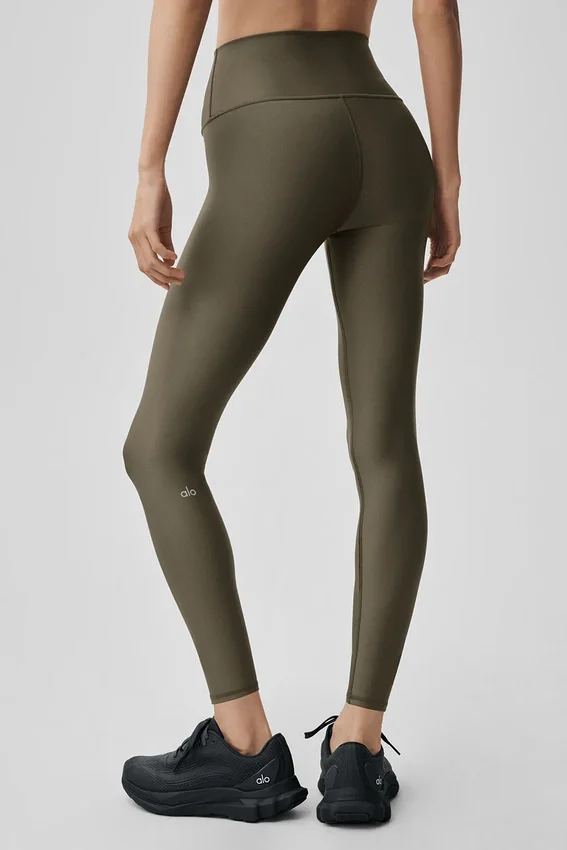 Airlift Legging High-Waist 7/8 – kolor drzewa oliwnego