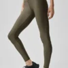 Airlift Legging High-Waist 7/8 – kolor drzewa oliwnego