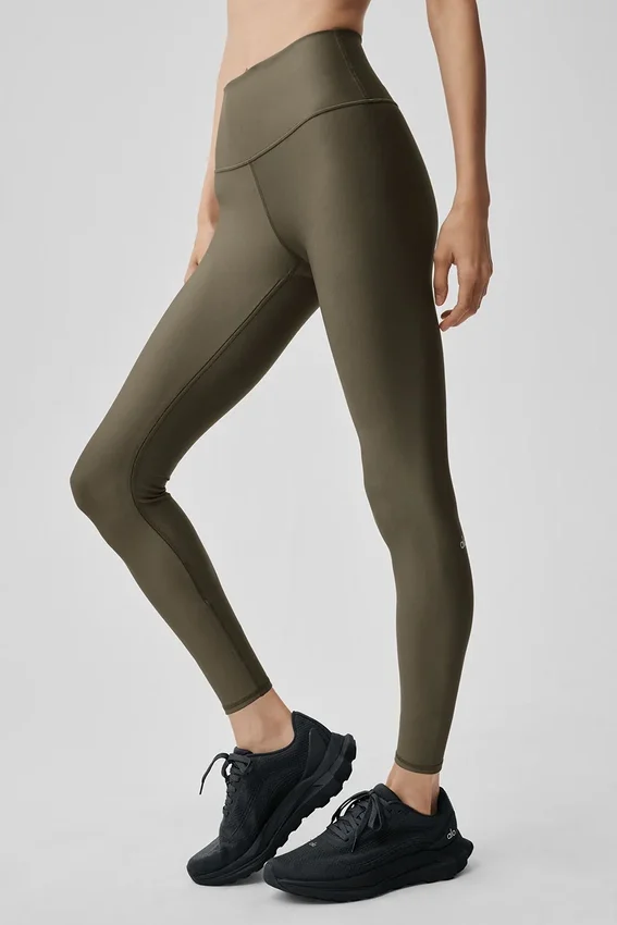 Airlift Legging High-Waist 7/8 – kolor drzewa oliwnego