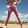 Airlift Legging High-Waist 7/8 – kolor „Pink Wild Rose”