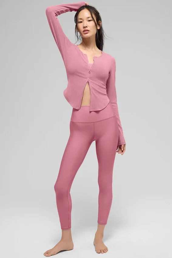 Airlift Legging High-Waist 7/8 – kolor „Pink Wild Rose”