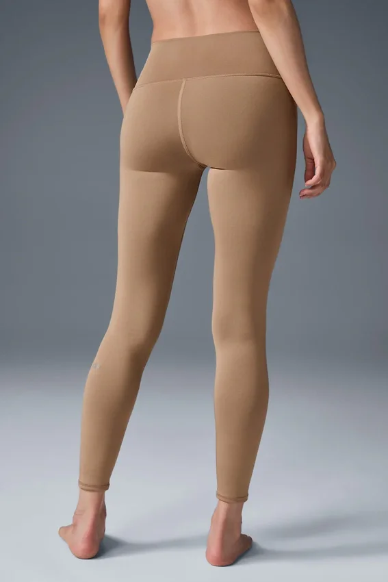 Airlift Legging High-Waist 7/8 – kolor prażonego migdału