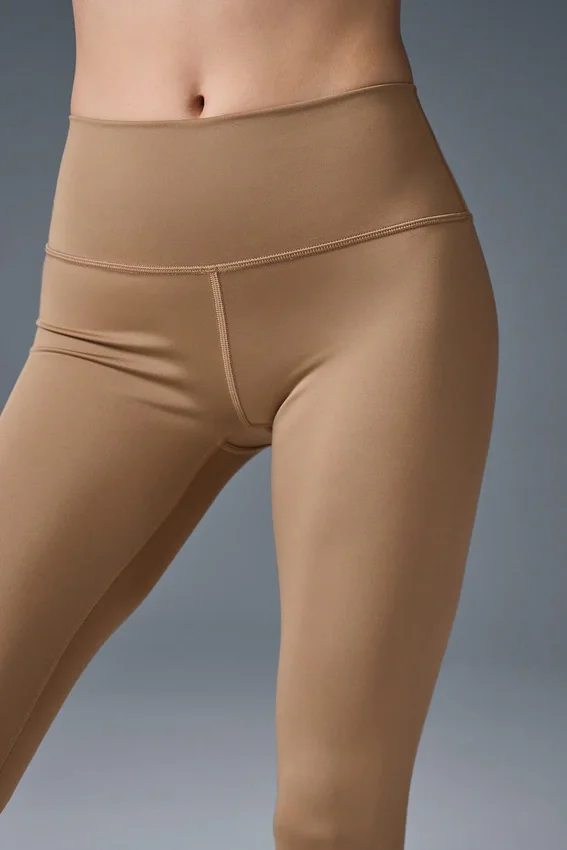 Airlift Legging High-Waist 7/8 – kolor prażonego migdału