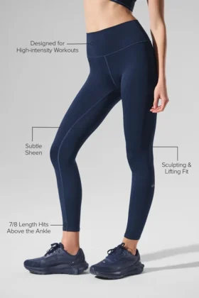 Airlift Legging High-Waist 7/8 – Navy