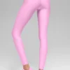 Airlift Legging High-Waist 7/8 – różowe z motywem serduszek