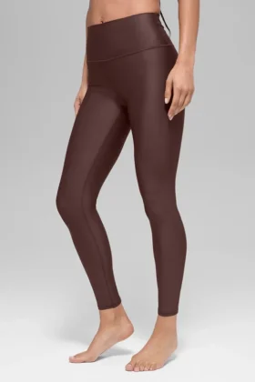 Airlift Legging High-Waist o długości 7/8 – kolor Brownstone