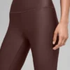 Airlift Legging High-Waist o długości 7/8 – kolor Brownstone