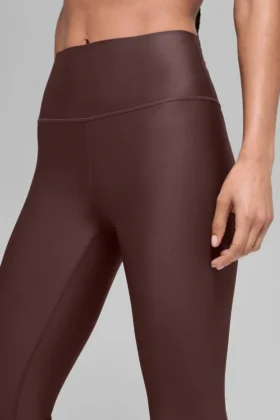 Airlift Legging High-Waist o długości 7/8 – kolor Brownstone