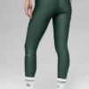Airlift Legging z High-Waist, długość 7/8 – kolor zielony koniczyny