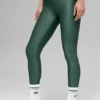 Airlift Legging z High-Waist, długość 7/8 – kolor zielony koniczyny