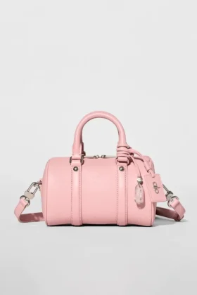 Alo Mini Voyage – skóra w kolorze vintage pink