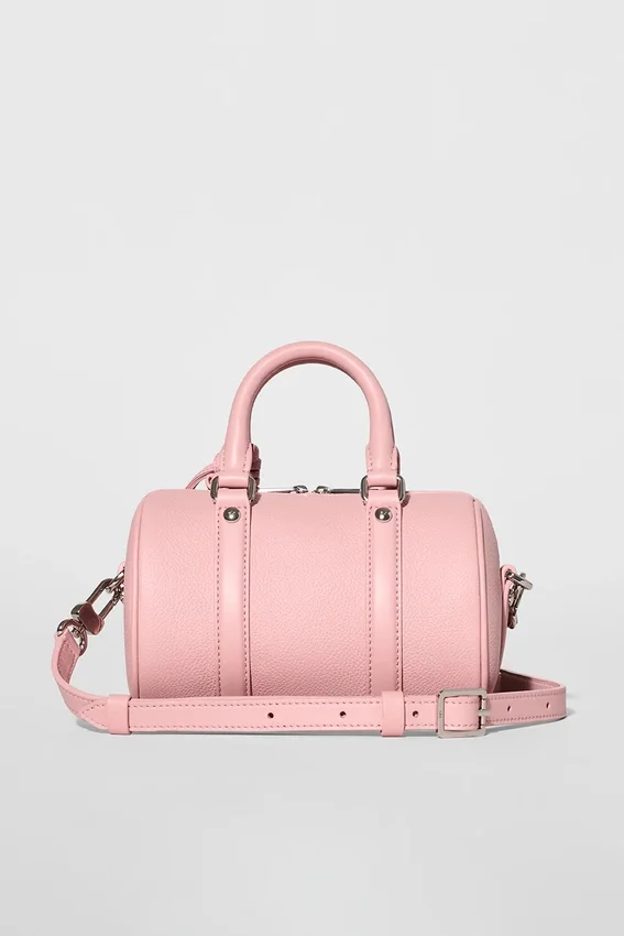 Alo Mini Voyage – skóra w kolorze vintage pink