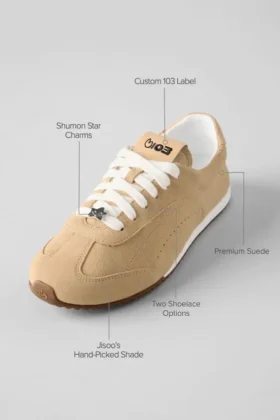 Alo Sunset Sneakersy + Jisoo – Caramel Cream