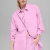 Bawełniana koszula z guzikami i długim rękawem „Real Deal” – kolor Candy Heart Pink