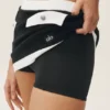 Bawełniano-kaszmirowa spódnica Capri Dream High-Waist – czarna/biała