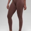 Bezszwowe High-Waist legginsy w dwóch odcieniach – Brownstone Heather