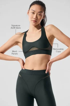 Biustonosz Airlift Rebel – Charcoal Green