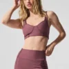 Biustonosz Airlift Redefine – Burgundy Truffle/Black