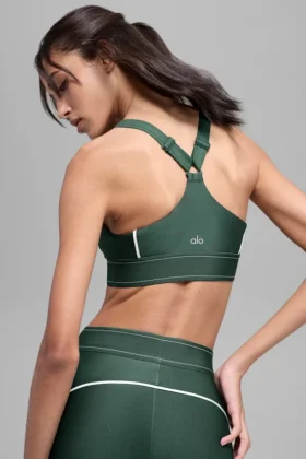 Biustonosz „Airlift Suit up” – Clover Green/White