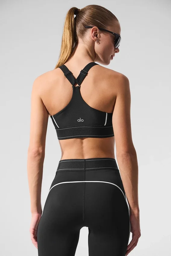 Biustonosz Airlift Suit up – czarny/biały