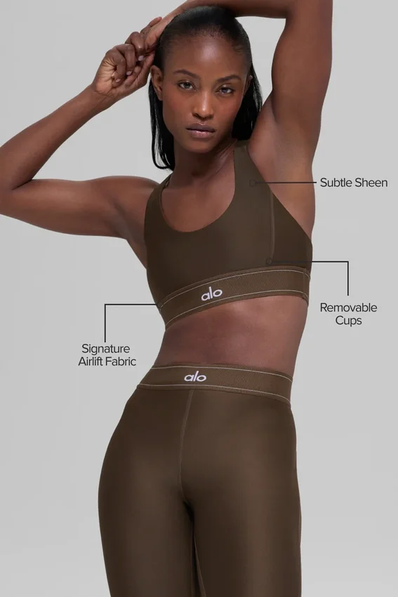 Biustonosz „Airlift Suit Up” – Espresso