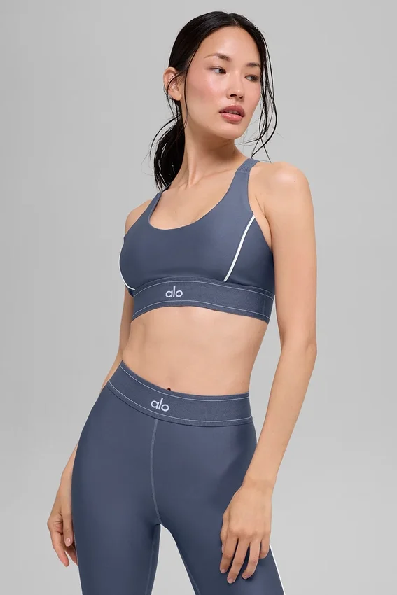 Biustonosz Airlift Suit Up – kolor „Bluestone/White”