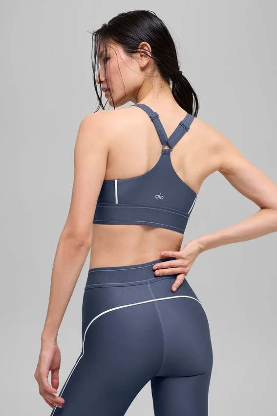 Biustonosz Airlift Suit Up – kolor „Bluestone/White”