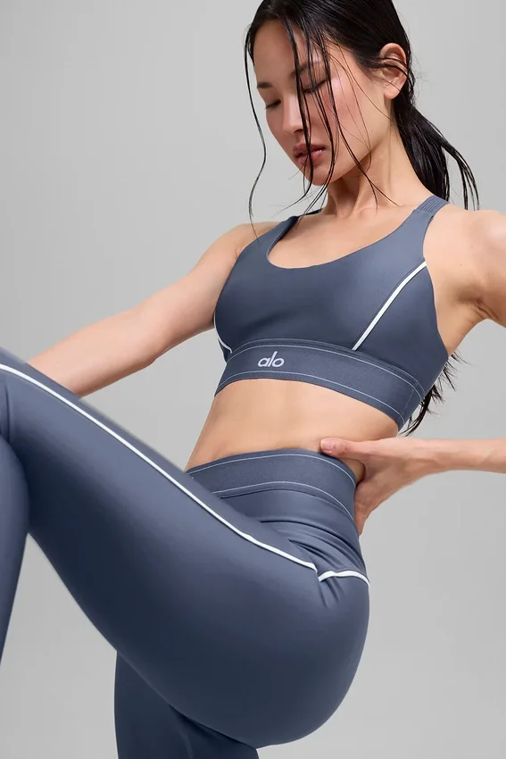 Biustonosz Airlift Suit Up – kolor „Bluestone/White”