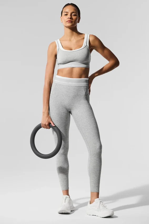 Biustonosz Alosoft Better Together – Athletic Heather Grey/White
