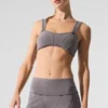 Biustonosz Alosoft Sunray w stylu „washed” – kolor Cool Grey Wash