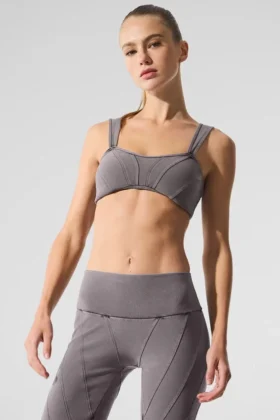 Biustonosz Alosoft Sunray w stylu „washed” – kolor Cool Grey Wash