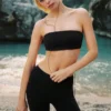 Biustonosz bandeau Airbrush – czarny