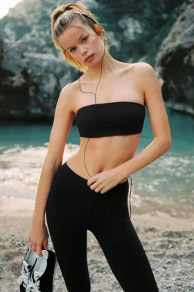 Biustonosz bandeau Airbrush – czarny