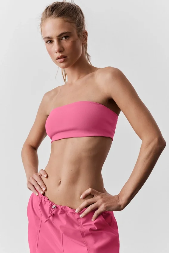 Biustonosz bandeau Airbrush – Paradise Pink