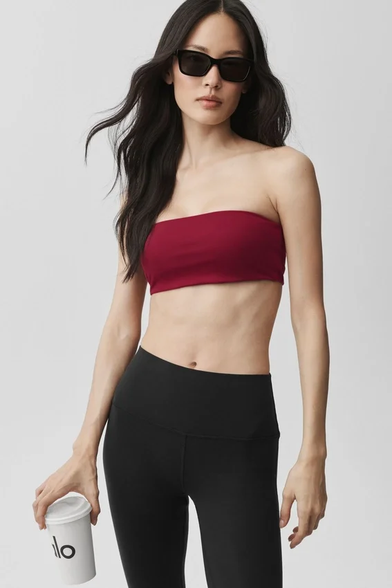 Biustonosz bandeau Airbrush – Summer Romance Red