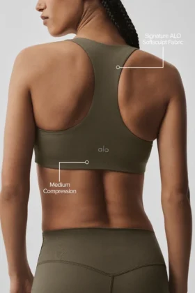 Biustonosz bazowy Alo Softsculpt – Olive Tree
