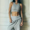 Biustonosz bezszwowy Delight z wysokim dekoltem – kolor Athletic Heather Grey