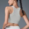Biustonosz bezszwowy Delight z wysokim dekoltem – kolor Athletic Heather Grey